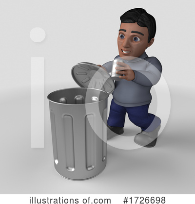 Garbage Clipart #1726698 by KJ Pargeter