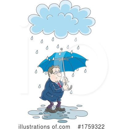 Umbrellas Clipart #1759322 by Alex Bannykh