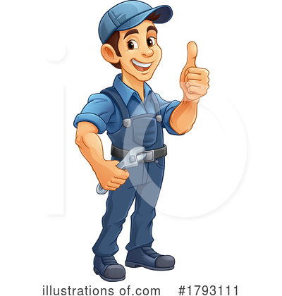 Handyman Clipart #1793111 by AtStockIllustration