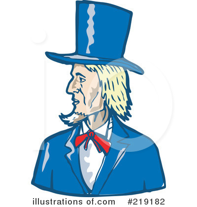 Royalty-Free (RF) Man Clipart Illustration by patrimonio - Stock Sample #219182