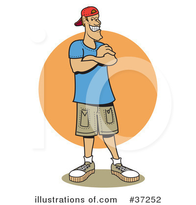 Royalty-Free (RF) Man Clipart Illustration by Andy Nortnik - Stock Sample #37252