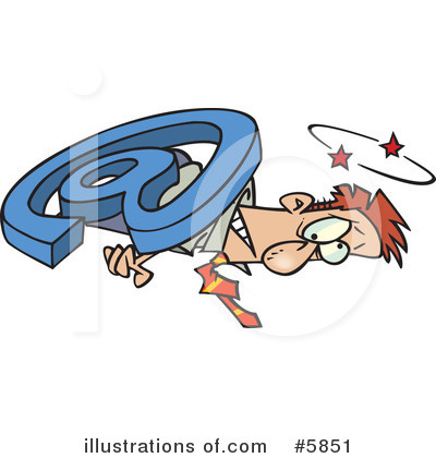 Royalty-Free (RF) Man Clipart Illustration by toonaday - Stock Sample #5851