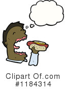 Man Eating Clipart #1184314 by lineartestpilot