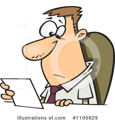Royalty-Free (RF) Manager Clipart Illustration by toonaday - Stock Sample #1100829