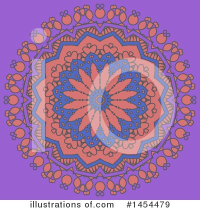 Royalty-Free (RF) Mandala Clipart Illustration by KJ Pargeter - Stock Sample #1454479
