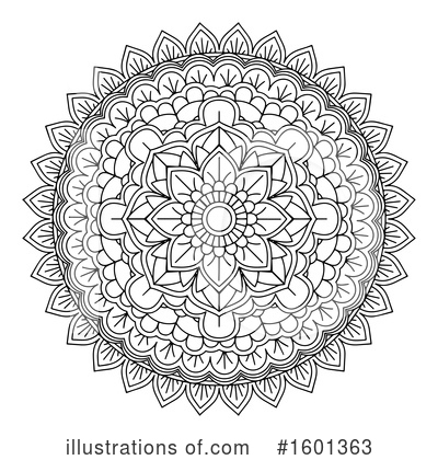 Royalty-Free (RF) Mandala Clipart Illustration by KJ Pargeter - Stock Sample #1601363