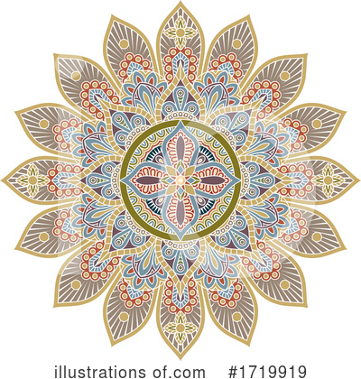 Royalty-Free (RF) Mandala Clipart Illustration by AtStockIllustration - Stock Sample #1719919