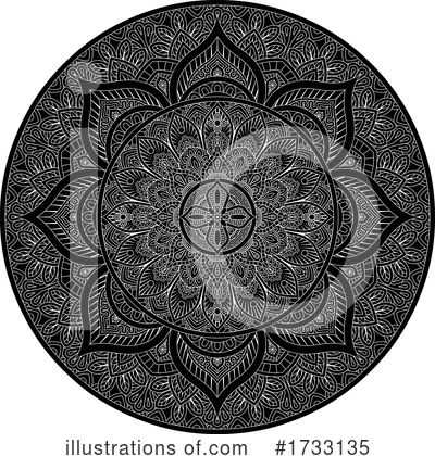 Royalty-Free (RF) Mandala Clipart Illustration by AtStockIllustration - Stock Sample #1733135