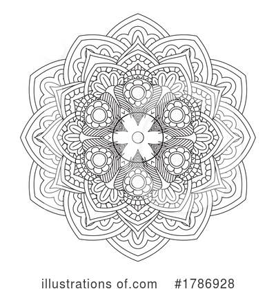 Coloring Page Clipart #1786928 by KJ Pargeter