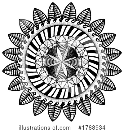 Royalty-Free (RF) Mandala Clipart Illustration by KJ Pargeter - Stock Sample #1788934