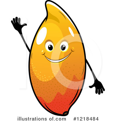 Royalty-Free (RF) Mango Clipart Illustration by Vector Tradition SM - Stock Sample #1218484