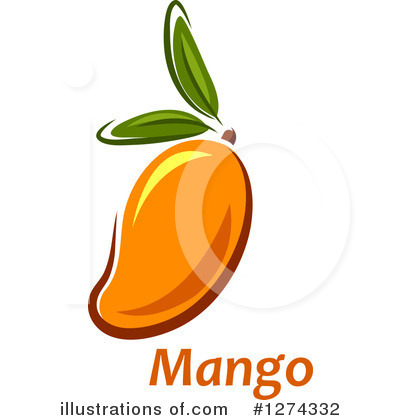 Royalty-Free (RF) Mango Clipart Illustration by Vector Tradition SM - Stock Sample #1274332