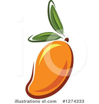 Royalty-Free (RF) Mango Clipart Illustration by Vector Tradition SM - Stock Sample #1274333