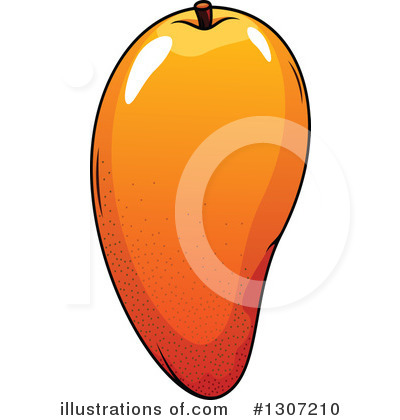 Royalty-Free (RF) Mango Clipart Illustration by Vector Tradition SM - Stock Sample #1307210