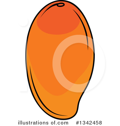 Royalty-Free (RF) Mango Clipart Illustration by Vector Tradition SM - Stock Sample #1342458