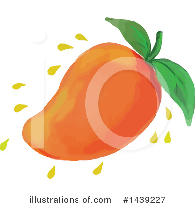 Royalty-Free (RF) Mango Clipart Illustration by patrimonio - Stock Sample #1439227