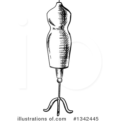 Mannequin Clipart #1342445 by Vector Tradition SM