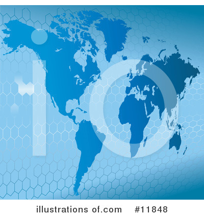Royalty-Free (RF) Map Clipart Illustration by AtStockIllustration - Stock Sample #11848