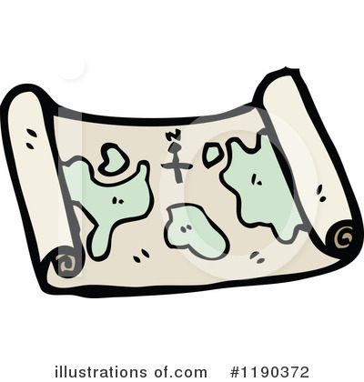 Treasure Map Clipart #1190372 by lineartestpilot