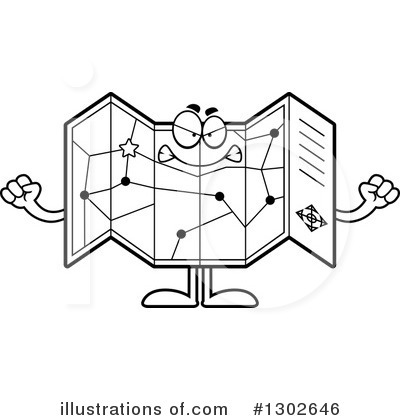 Royalty-Free (RF) Map Clipart Illustration by Cory Thoman - Stock Sample #1302646