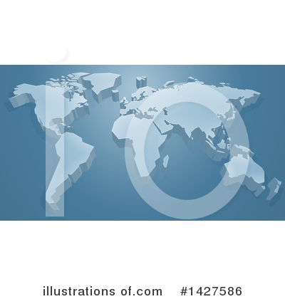 Royalty-Free (RF) Map Clipart Illustration by AtStockIllustration - Stock Sample #1427586