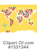 Map Clipart #1531344 by BNP Design Studio
