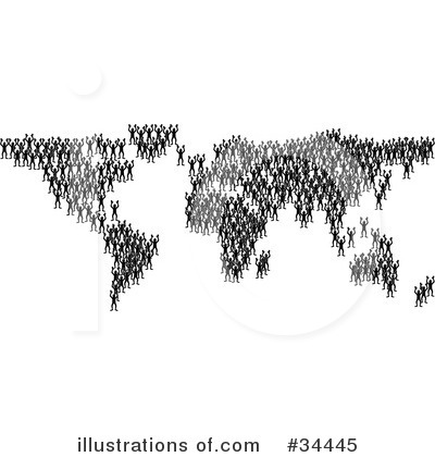 Royalty-Free (RF) Map Clipart Illustration by AtStockIllustration - Stock Sample #34445