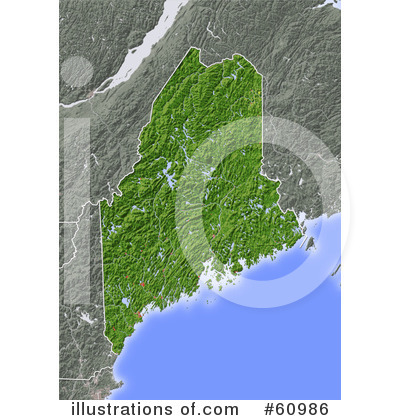 Maine Clipart #60986 by Michael Schmeling