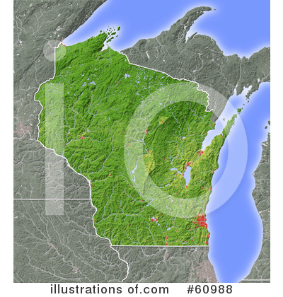 Wisconsin Clipart #60988 by Michael Schmeling