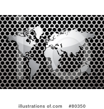 Royalty-Free (RF) Map Clipart Illustration by michaeltravers - Stock Sample #80350