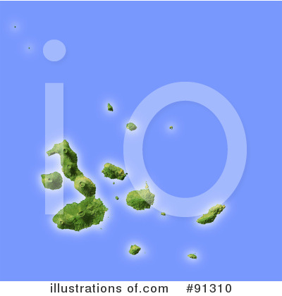 Royalty-Free (RF) Map Clipart Illustration by Michael Schmeling - Stock Sample #91310