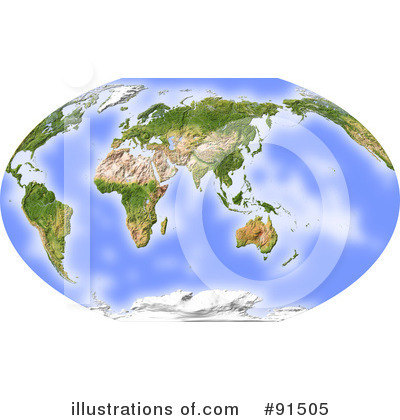 Royalty-Free (RF) Map Clipart Illustration by Michael Schmeling - Stock Sample #91505