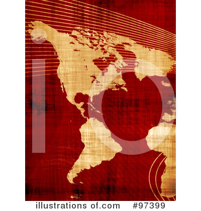 Royalty-Free (RF) Map Clipart Illustration by Arena Creative - Stock Sample #97399
