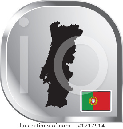 Portugal Flag Clipart #1217914 by Lal Perera