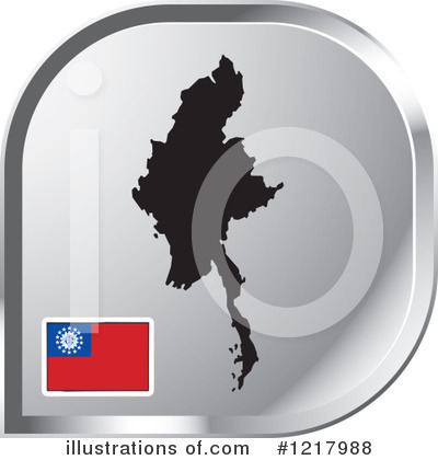 Royalty-Free (RF) Map Icon Clipart Illustration by Lal Perera - Stock Sample #1217988
