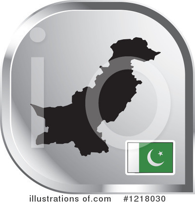 Pakistan Flag Clipart #1218030 by Lal Perera