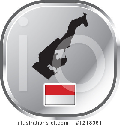 Royalty-Free (RF) Map Icon Clipart Illustration by Lal Perera - Stock Sample #1218061