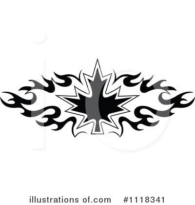 Royalty-Free (RF) Maple Leaf Clipart Illustration by Vector Tradition SM - Stock Sample #1118341