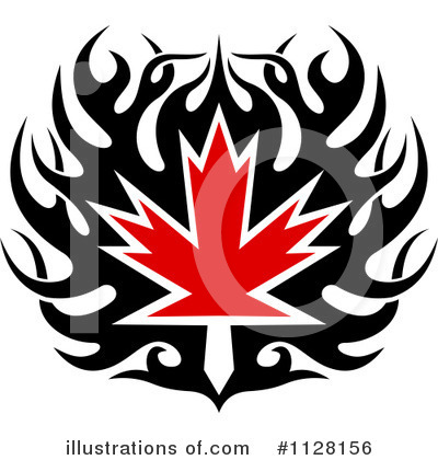 Maple Leaves Clipart #1128156 by Vector Tradition SM
