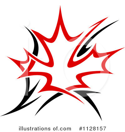 Royalty-Free (RF) Maple Leaf Clipart Illustration by Vector Tradition SM - Stock Sample #1128157