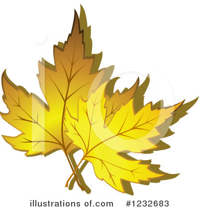 Royalty-Free (RF) Maple Leaf Clipart Illustration by Vector Tradition SM - Stock Sample #1232683