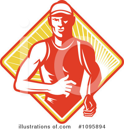Royalty-Free (RF) Marathon Clipart Illustration by patrimonio - Stock Sample #1095894