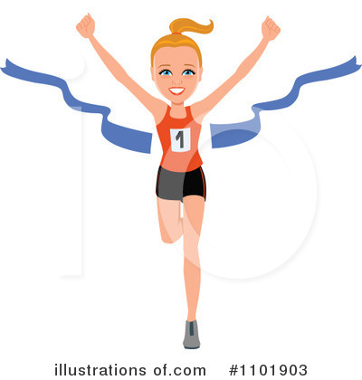 Royalty-Free (RF) Marathon Clipart Illustration by Monica - Stock Sample #1101903