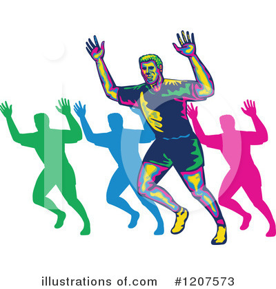 Royalty-Free (RF) Marathon Clipart Illustration by patrimonio - Stock Sample #1207573