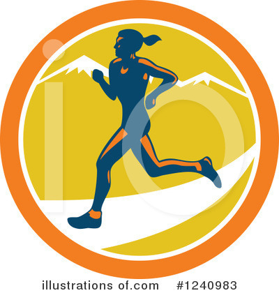 Royalty-Free (RF) Marathon Clipart Illustration by patrimonio - Stock Sample #1240983