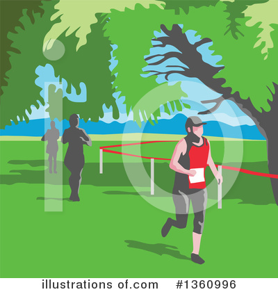 Royalty-Free (RF) Marathon Clipart Illustration by patrimonio - Stock Sample #1360996