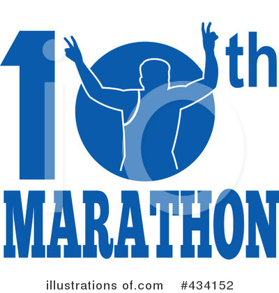 Royalty-Free (RF) Marathon Clipart Illustration by patrimonio - Stock Sample #434152