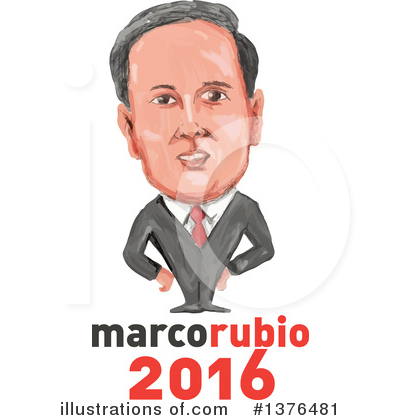 Royalty-Free (RF) Marco Rubio Clipart Illustration by patrimonio - Stock Sample #1376481
