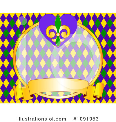 Royalty-Free (RF) Mardi Gras Clipart Illustration by Pushkin - Stock Sample #1091953