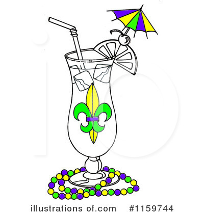 Royalty-Free (RF) Mardi Gras Clipart Illustration by LoopyLand - Stock Sample #1159744